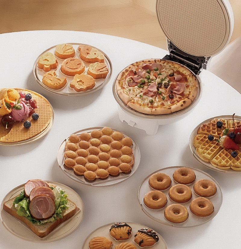 Mini Waffle Maker Machine - Мини-сэндвичница 750 Вт, электрическая блинница, вафельница