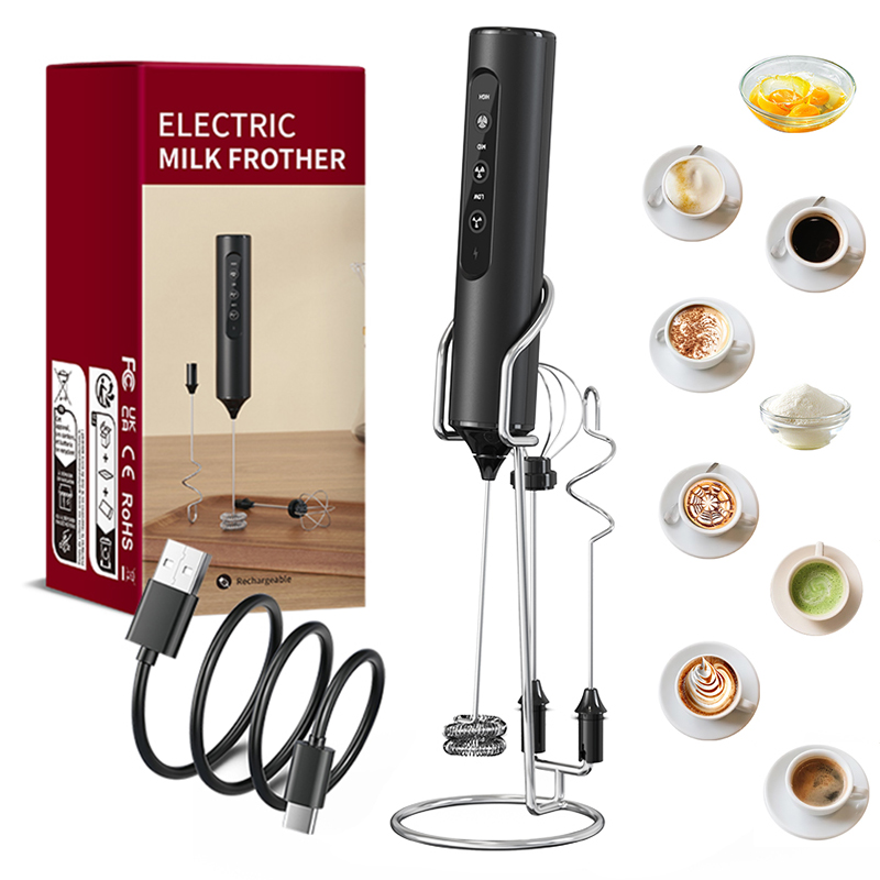 Electric Milk Frother Handheld - Электрический ручной вспениватель молока 3 в
