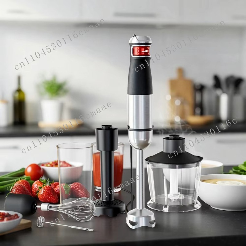 Immersion Hand Blender Set - Мощный погружной блендер 6-в-1, 1200 Вт,