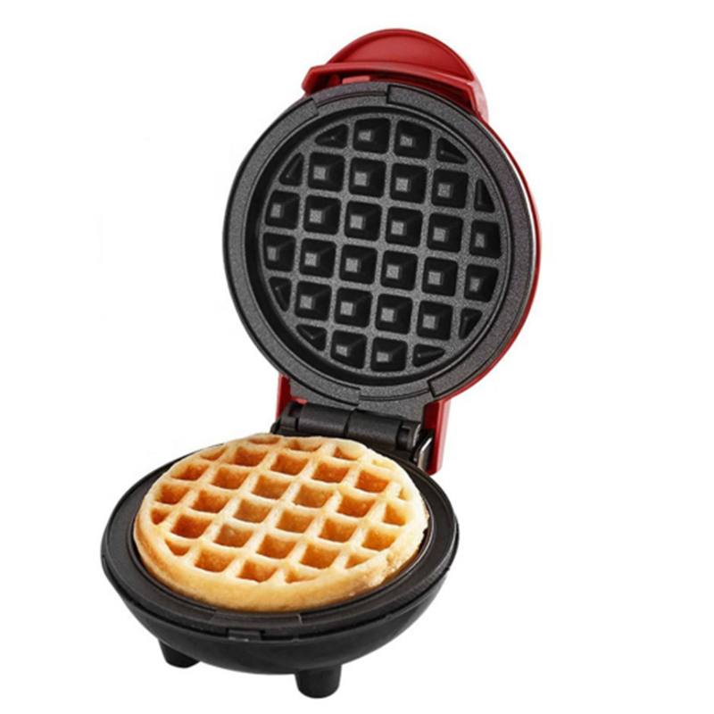 Mini Waffle Maker Machine - Портативная мини-электрическая вафельница с американской вилкой,