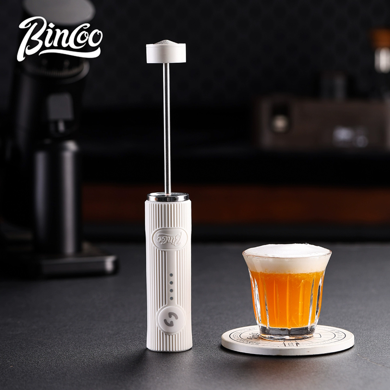 Electric Milk Frother Handheld - Bincoo новый вспениватель молока, миксер для
