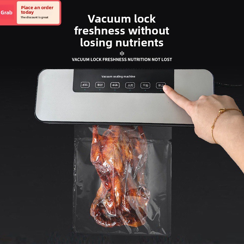 Food Vacuum Sealer Machine - Вакуумная упаковка, компрессор, упаковка продуктов для
