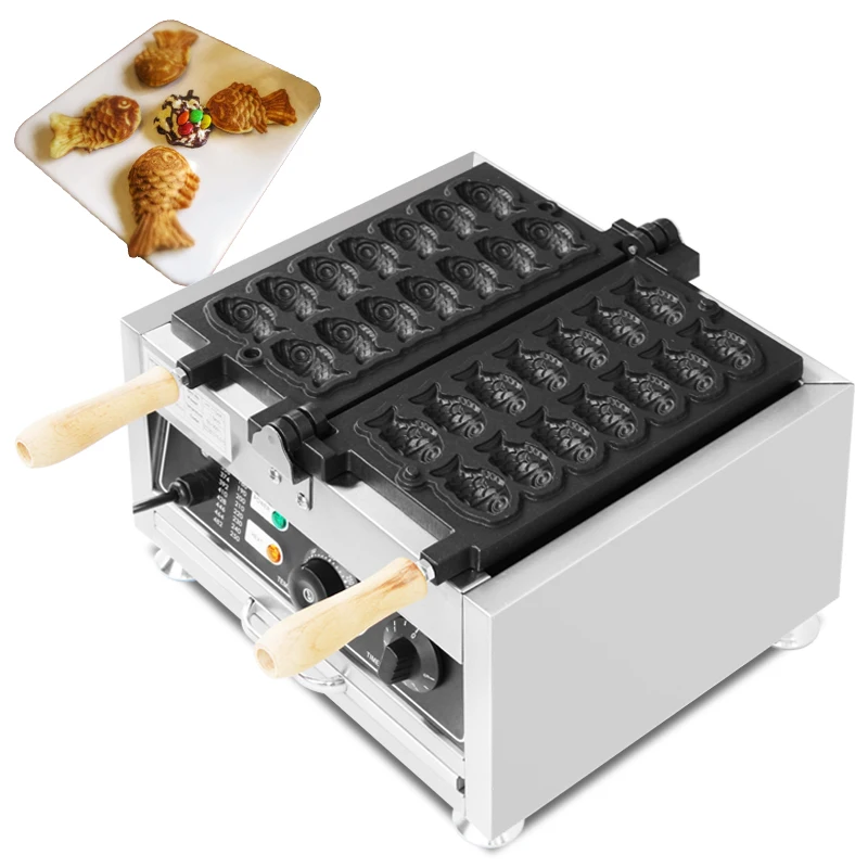 Mini Waffle Maker Machine - Мини-вафельница в форме рыбы, железная машина