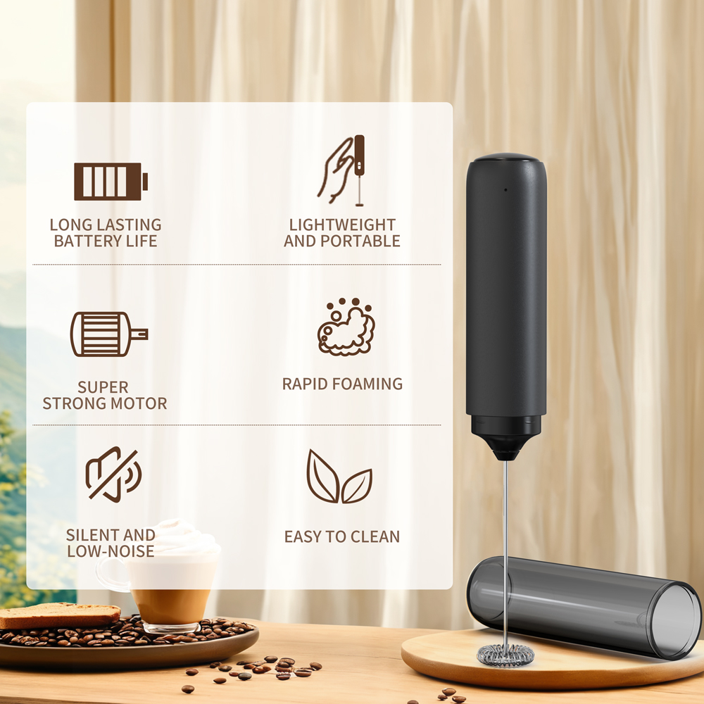 Кухонная мощная мешалка, вспен – обзор и цена Electric Milk Frother Handheld