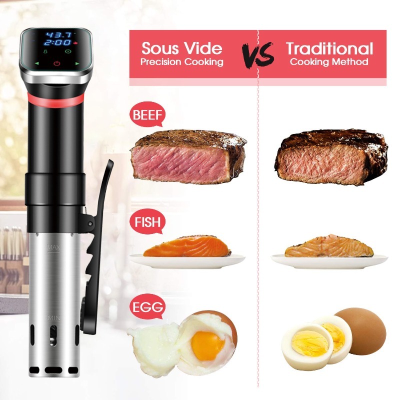Цифровой аппарат для сувид-при – обзор и цена Digital Sous Vide Precision Cooker