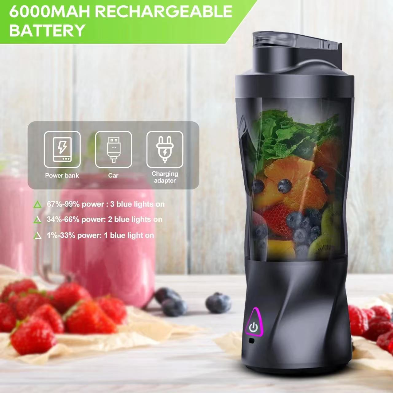 Портативная электрическая соко – обзор и цена Portable Blender Usb Rechargeable
