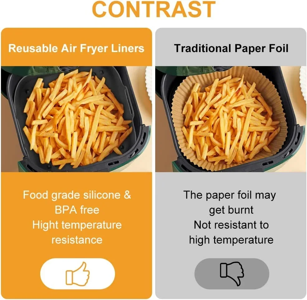 Силиконовый горшок для фритюрн – обзор и цена Air Fryer Silicone Pot Liner