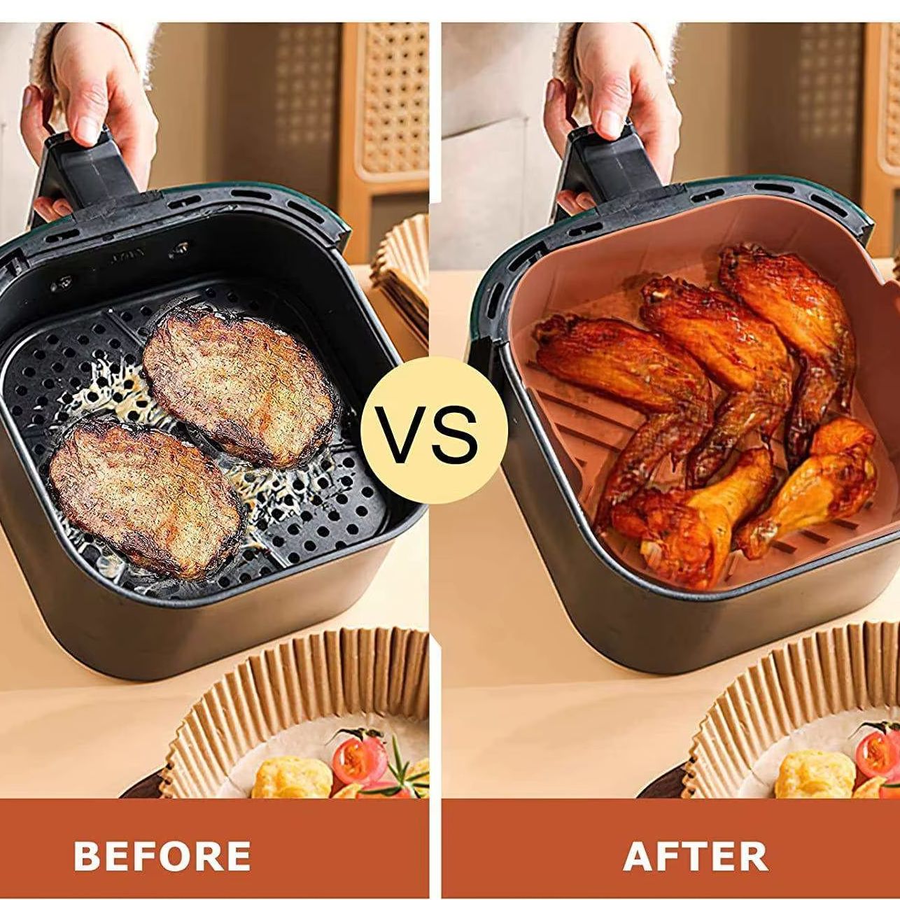 Антипригарные силиконовые вкла – обзор и цена Air Fryer Silicone Pot Liner