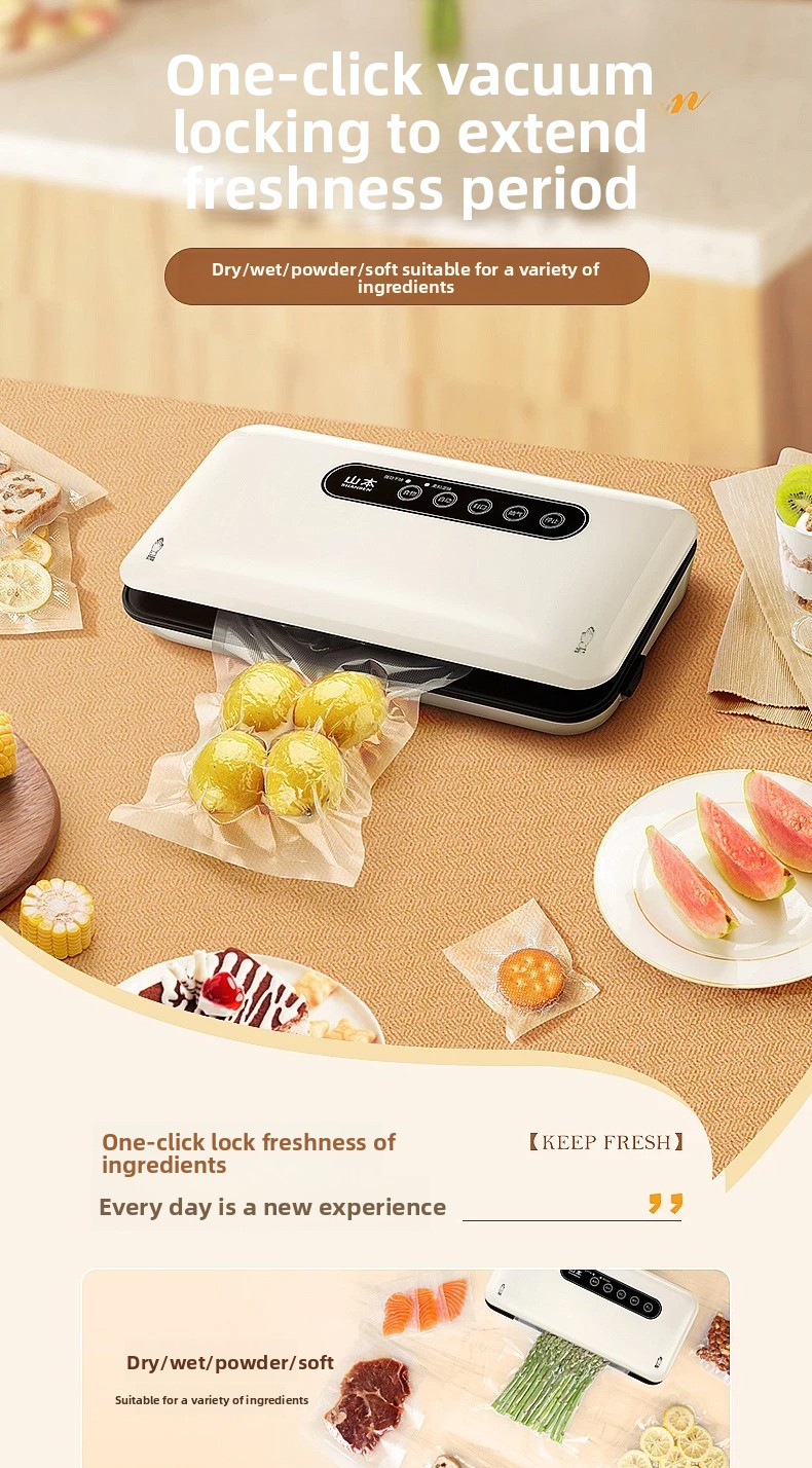 Мини-вакуумный упаковщик: авто – обзор и цена Food Vacuum Sealer Machine