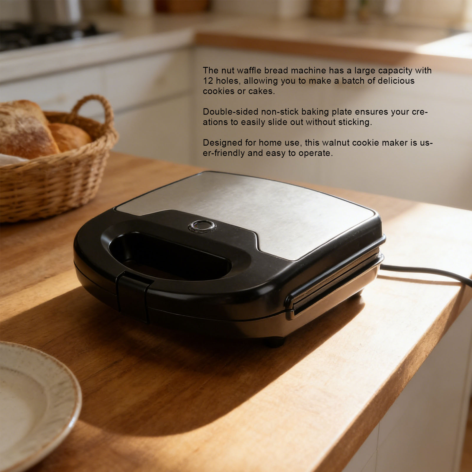 Электрическая форма для выпечк – обзор и цена Mini Waffle Maker Machine
