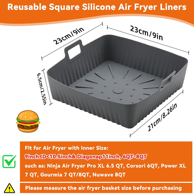 Большая силиконовая корзина дл – обзор и цена Air Fryer Silicone Pot Liner