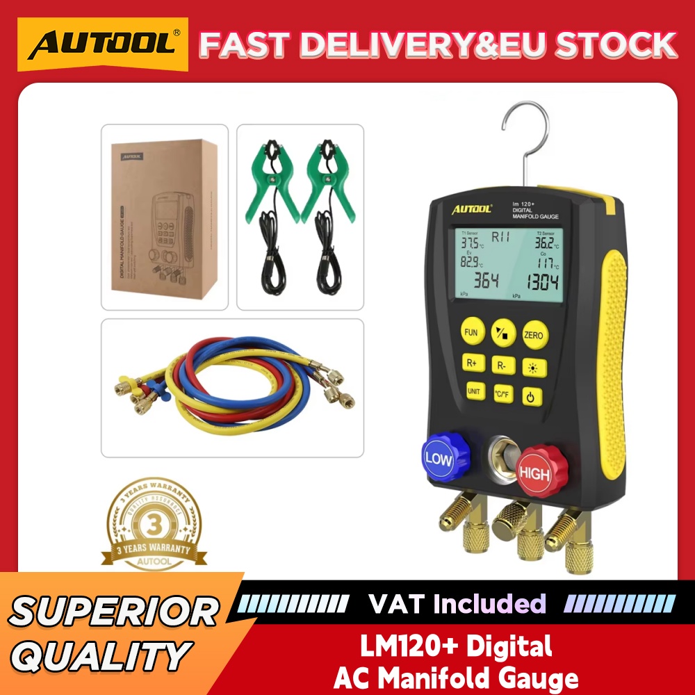 AUTOOL LM120+ Цифровой маномет – обзор и цена Air Conditioners