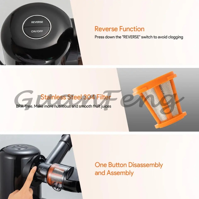 Электрическая соковыжималка хо – обзор и цена Electric Slow Juicer Cold Press