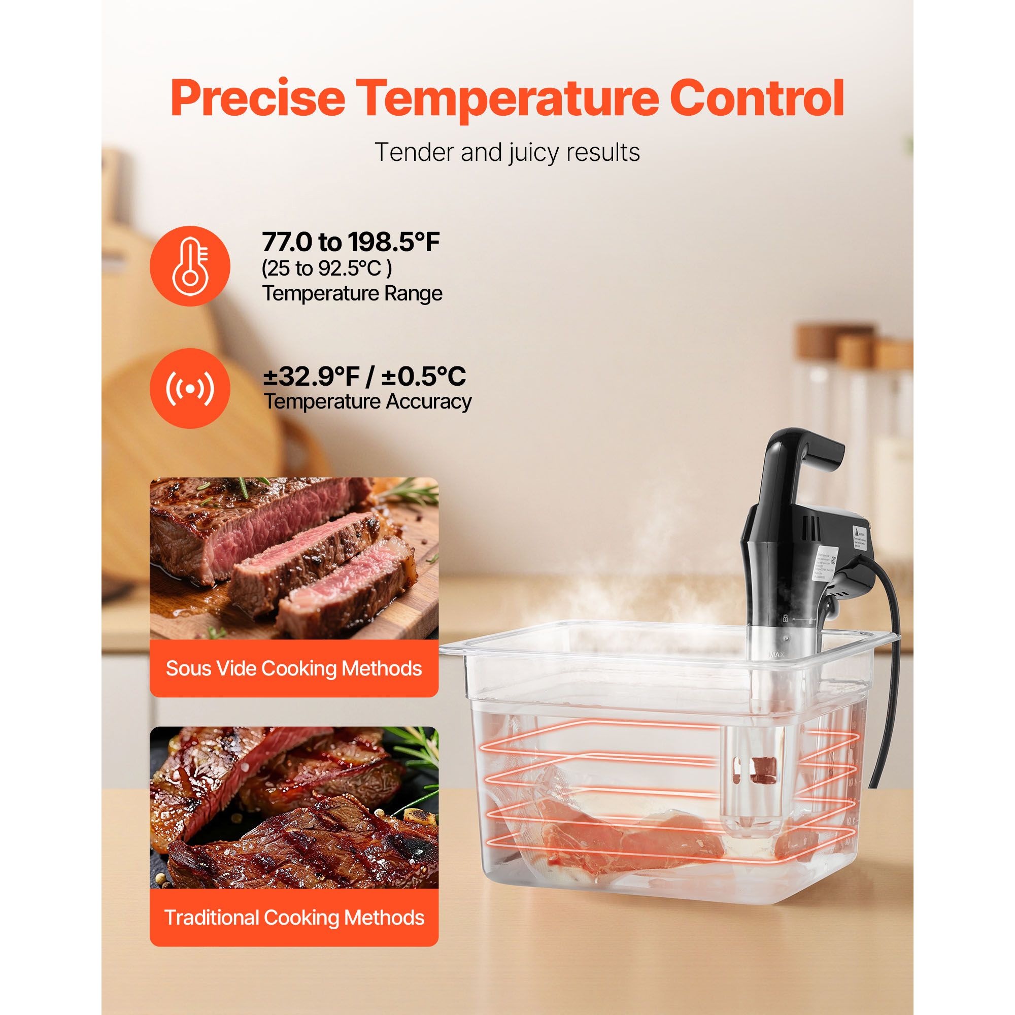Термостат для су-вид приготовл – обзор и цена Digital Sous Vide Precision Cooker