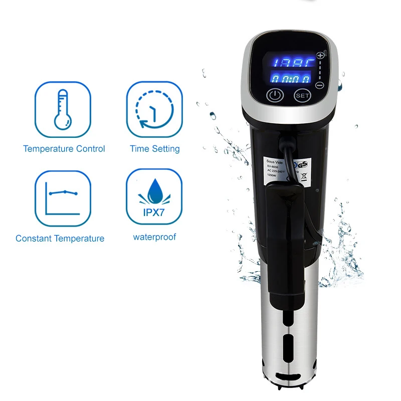 IPX7 Водонепроницаемая прецизи – обзор и цена Digital Sous Vide Precision Cooker