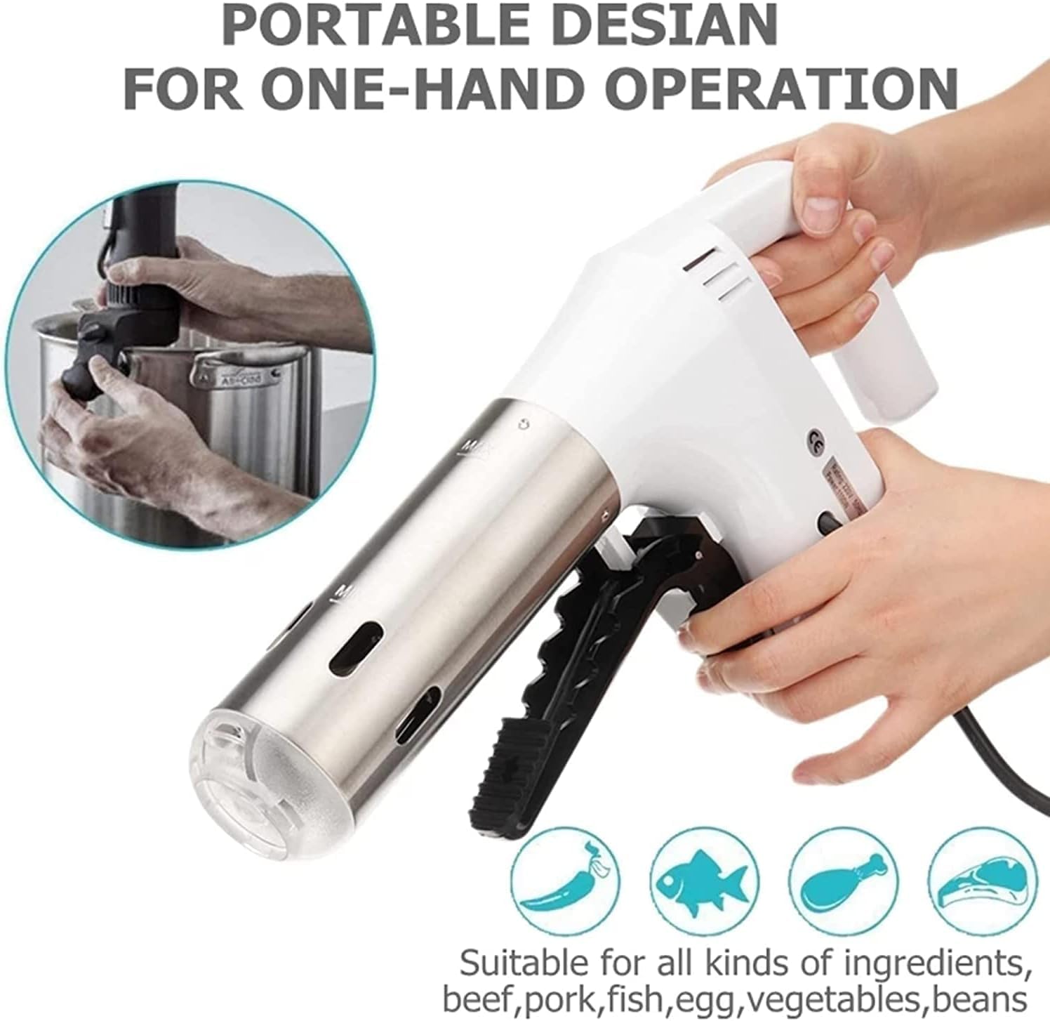 SmartChef Sous Vide машина 180 – обзор и цена Digital Sous Vide Precision Cooker