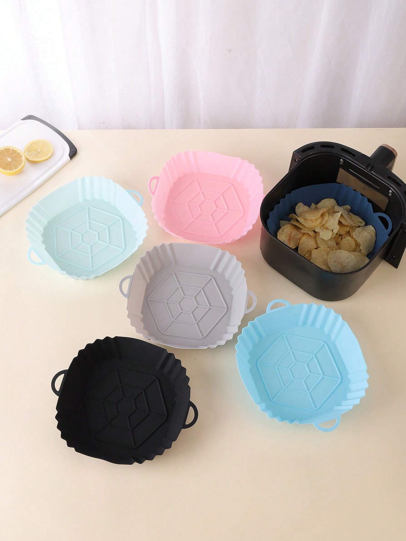 1 шт. силиконовая форма для аэ – обзор и цена Air Fryer Silicone Pot Liner