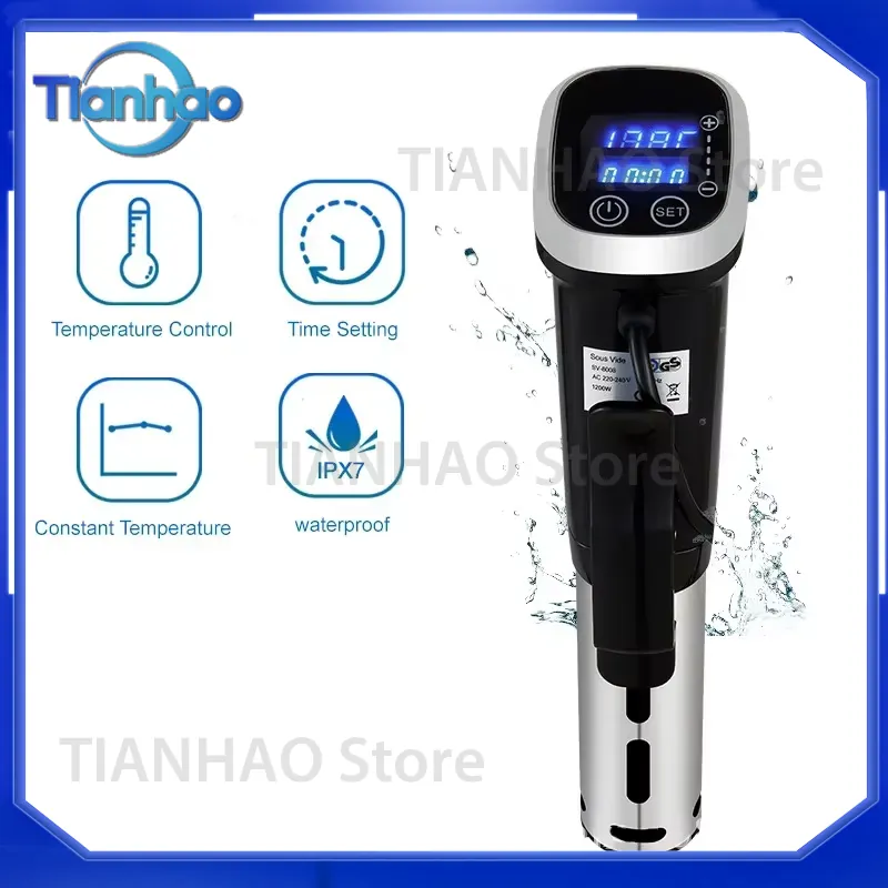Водонепроницаемый (IPX7) преци – обзор и цена Digital Sous Vide Precision Cooker