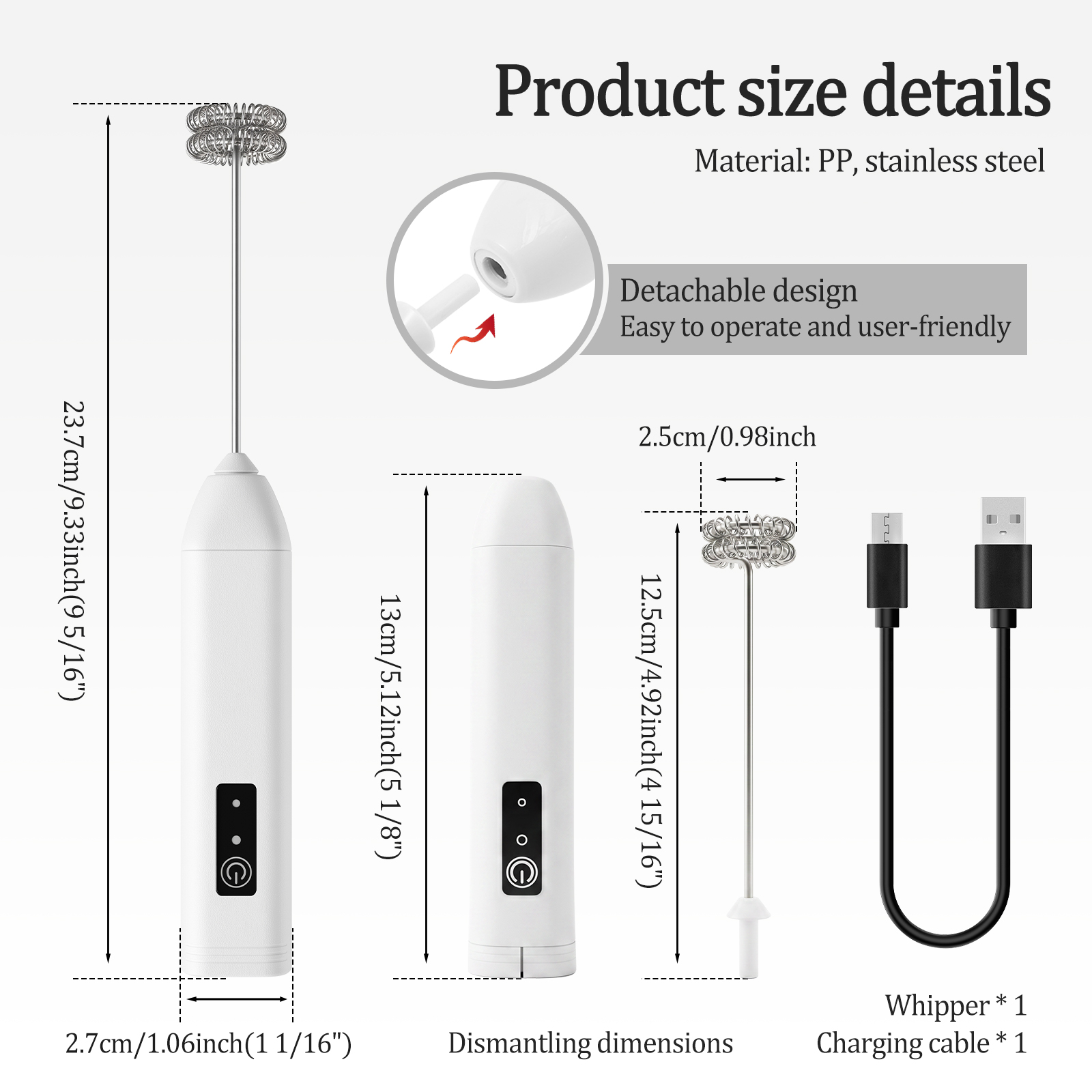 Беспроводной портативный ручно – обзор и цена Electric Milk Frother Handheld