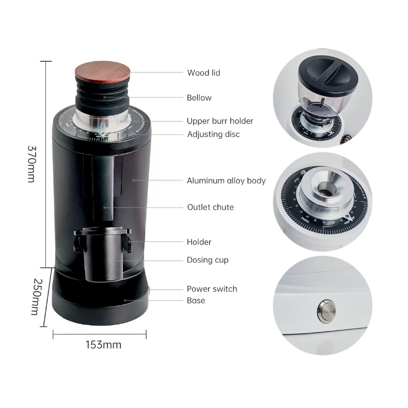 Профессиональная кофемолка для – обзор и цена Coffee Bean Grinder Electric