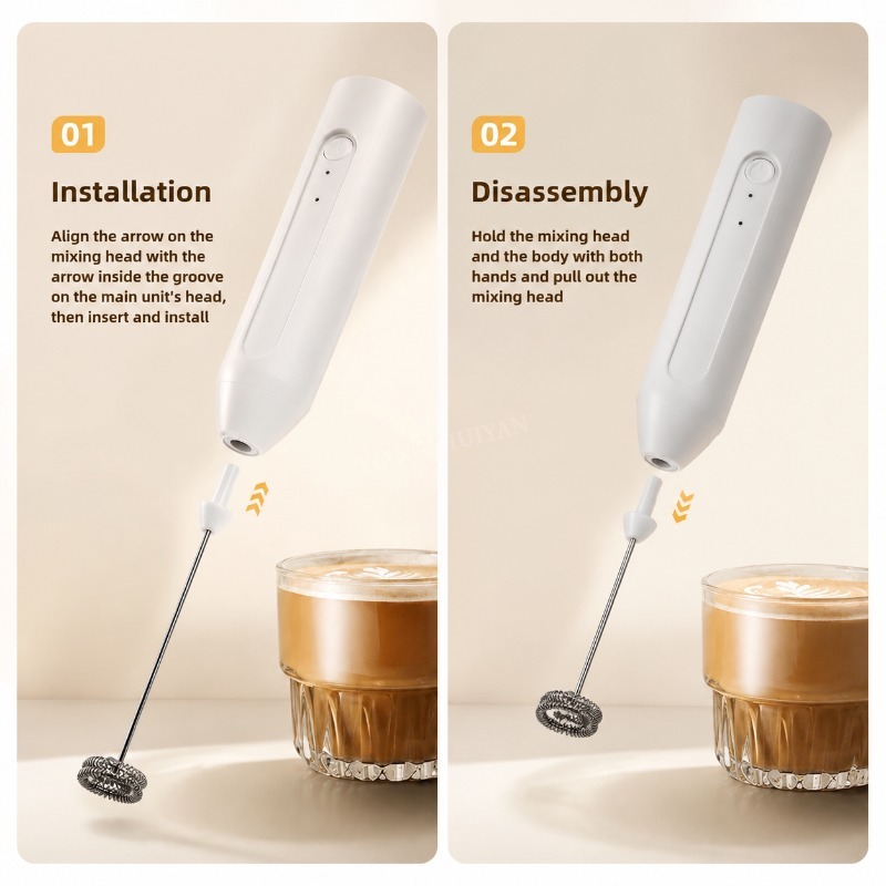 Мини-вспениватель молока USB,  – обзор и цена Electric Milk Frother Handheld