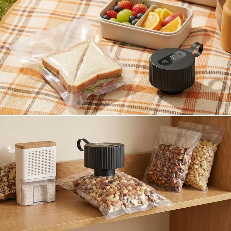 3-в-1 ручной электрический вак – обзор и цена Food Vacuum Sealer Machine